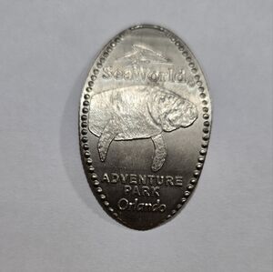 Sea World Adventure Park Orlando Pressed Coin Quarter